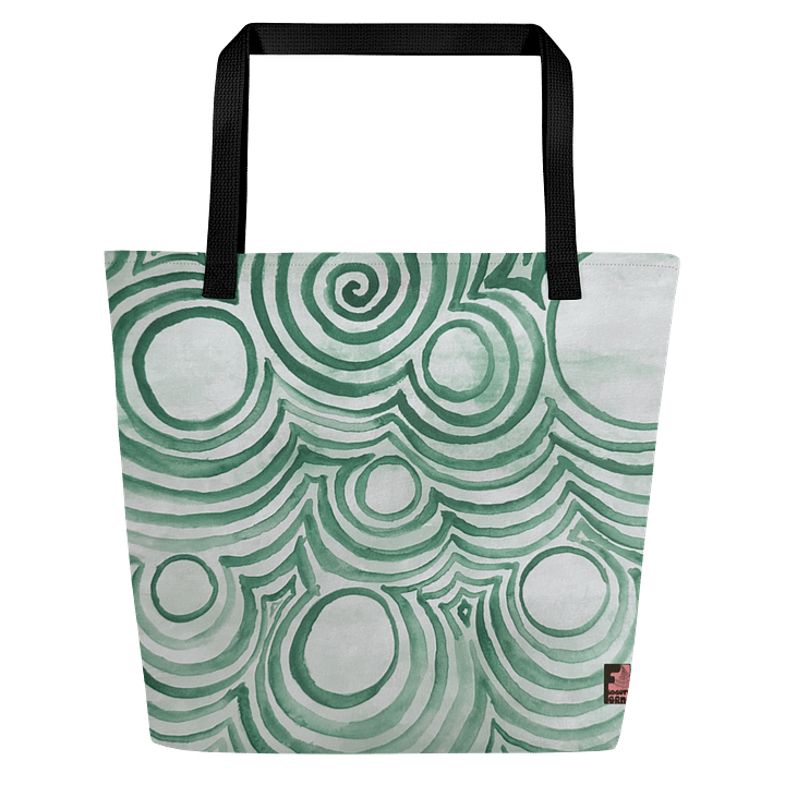"Green Swirl" Tote product image (1)