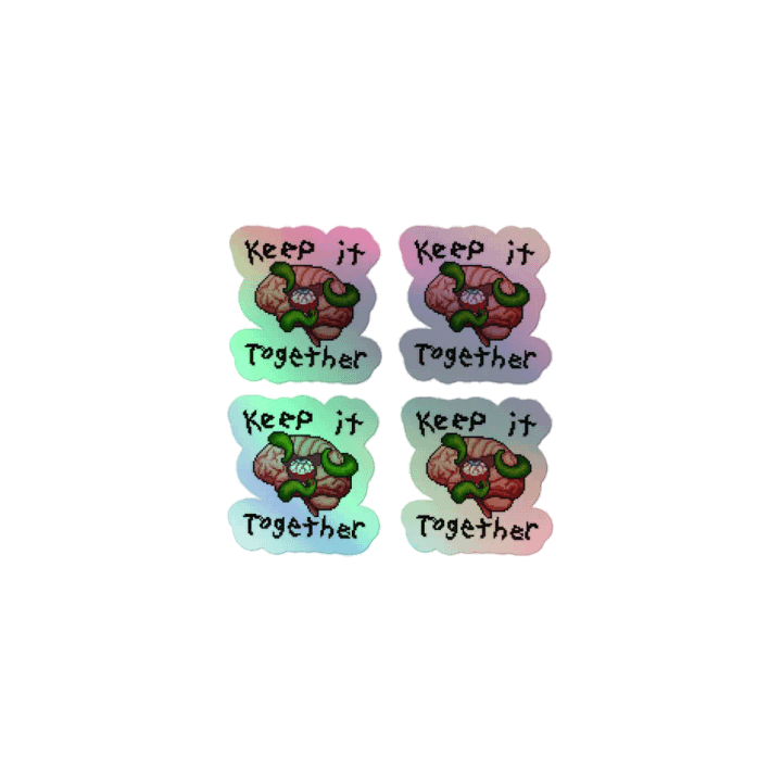 Keep It Together Holographic Sticker Sheet product image (1)