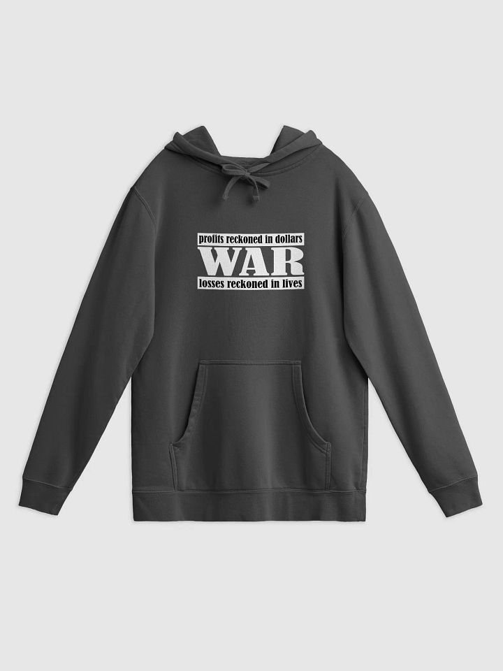 The Cost Of War - Independent Trading Co. Pigment Dyed Hoodie product image (1)