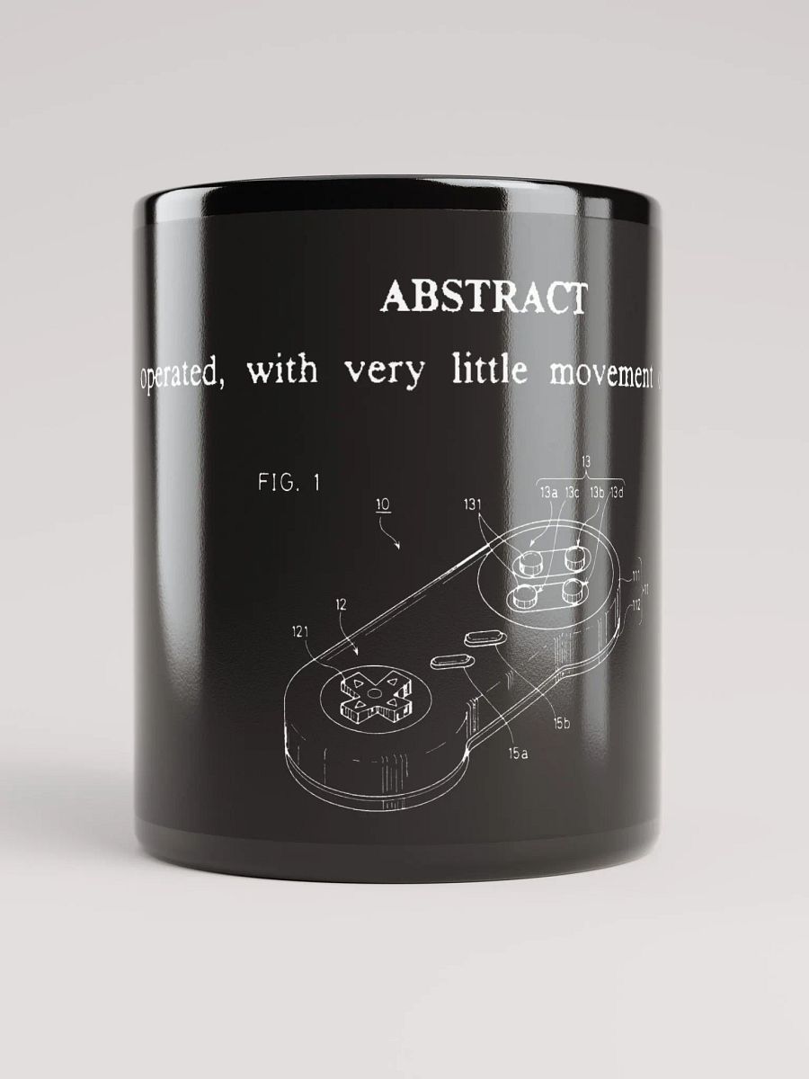 Super NES controller patent mug - 100% ceramic product image (1)