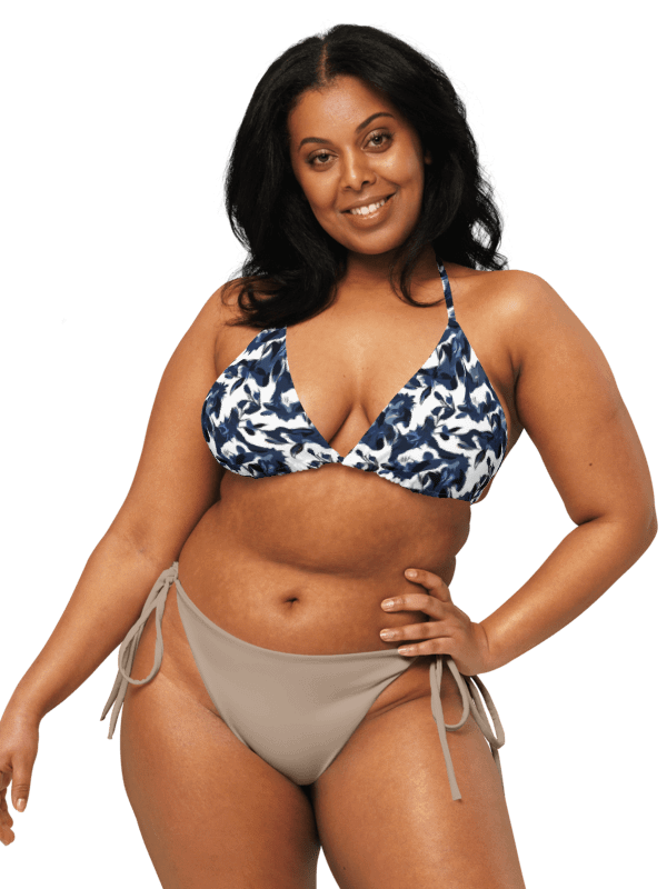 Wild Waves | Recycled Padded String Bikini Top product image (3)