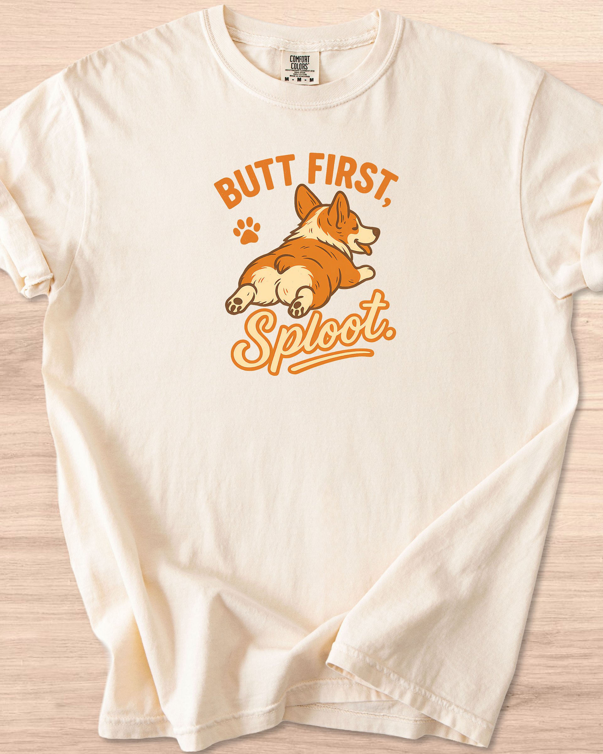 Butt First Sploot (Corgi) Tee product image (40)