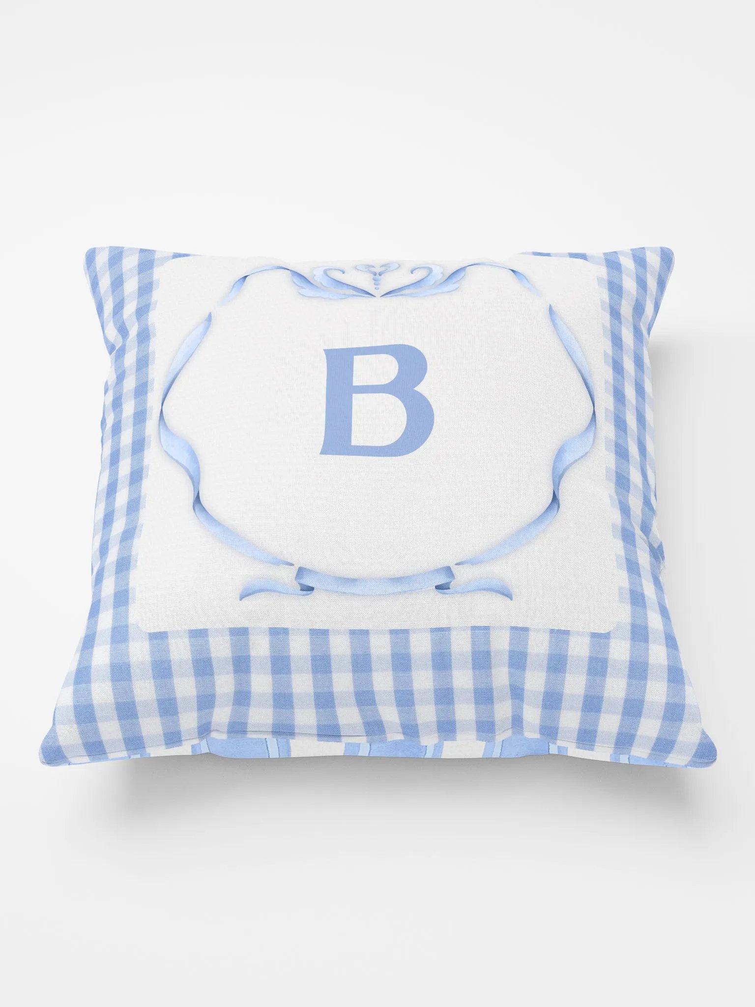 Blue Preppy Charm Pillow B product image (1)