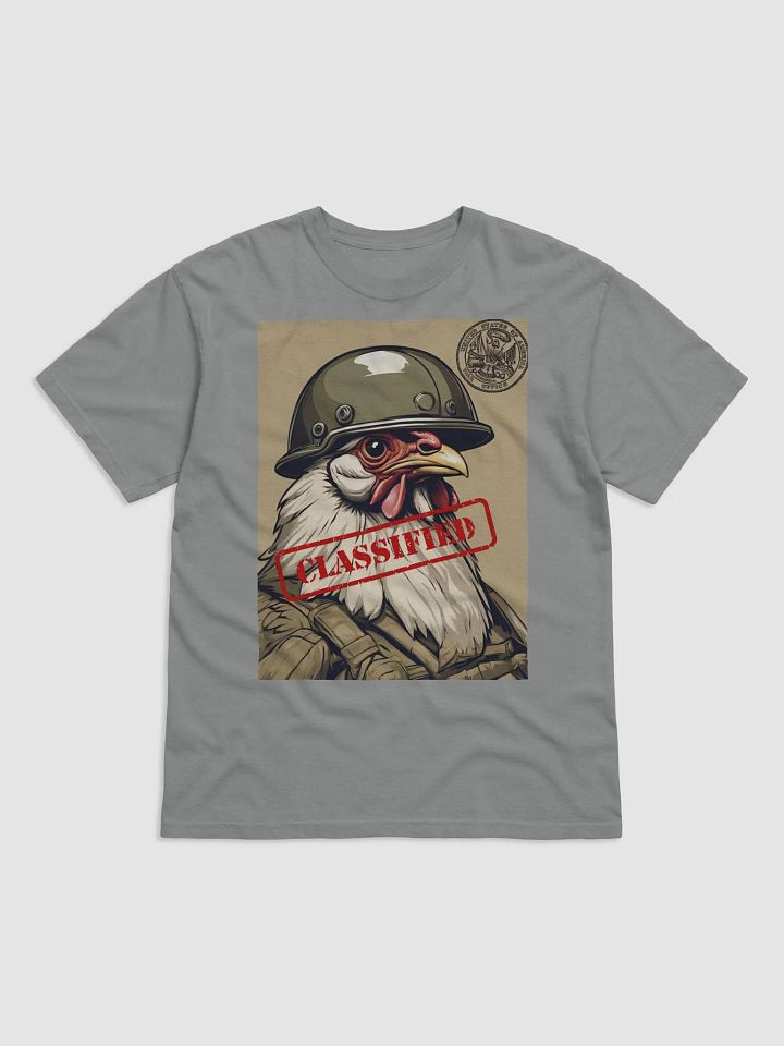 Classified Cluck: Military Chicken T-Shirt product image (1)
