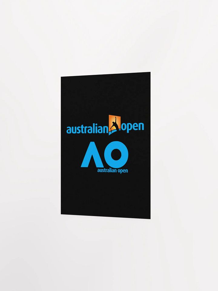 AO Silhouette Tennis Player Poster product image (17)