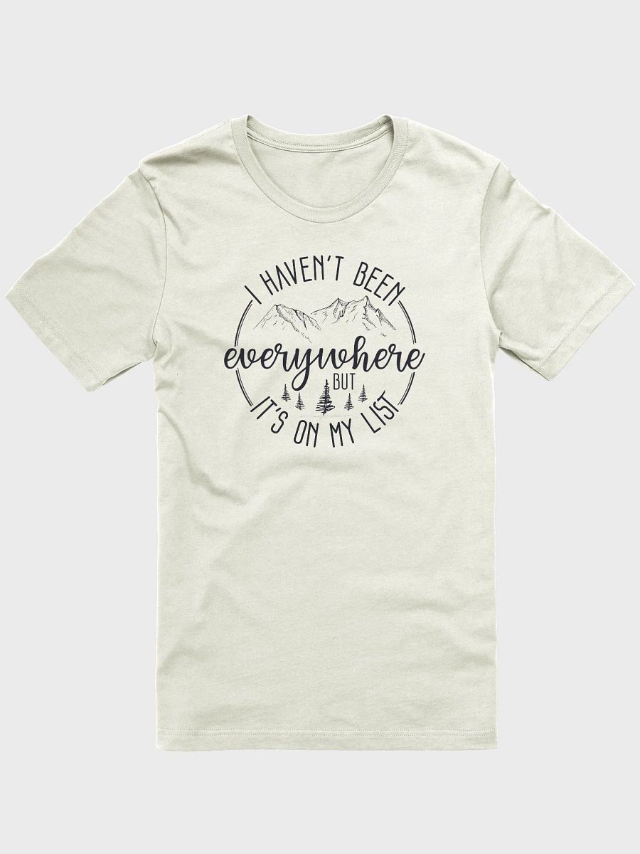 Haven't Been Everywhere - But on my List Light Unisex Jersey Short Sleeve Tee product image (10)