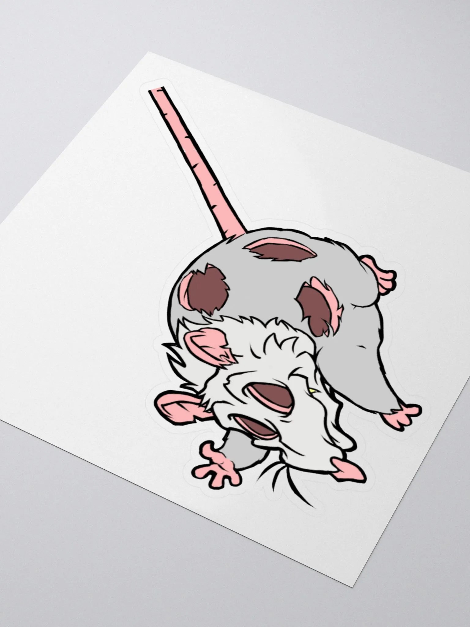Hanglin' Out Wiffle Possum [Kiss Cut Stickers] product image (8)