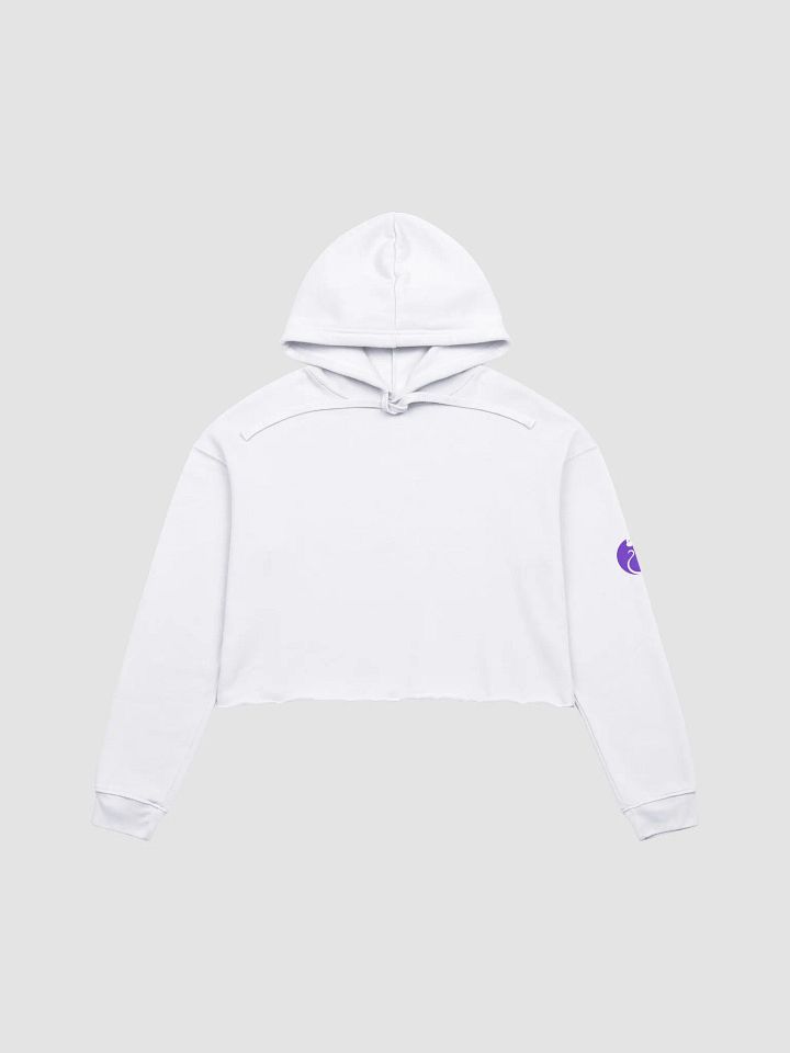 KawaiiKitten Essential Super White Crop Hoodie product image (29)