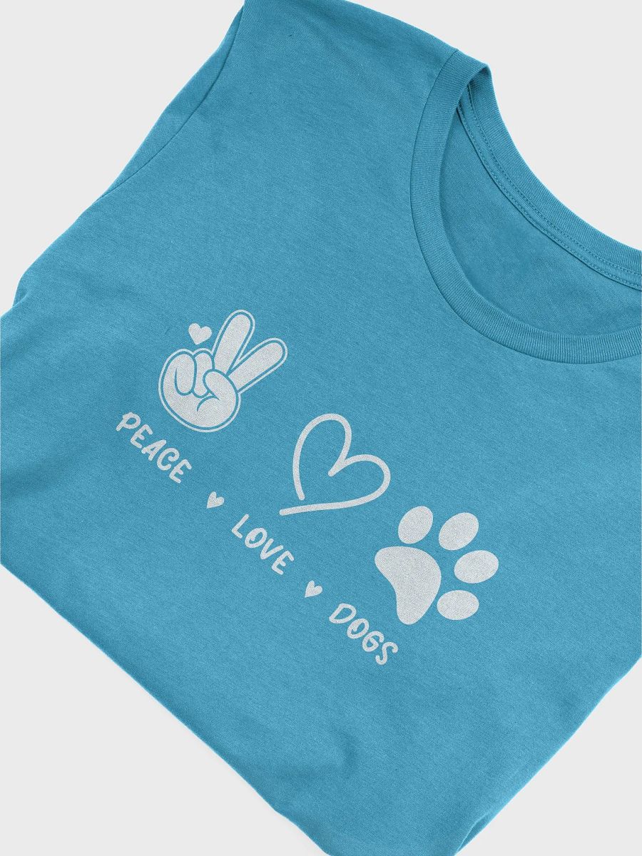 Peace, Love, Dog super soft T-shirt product image (4)