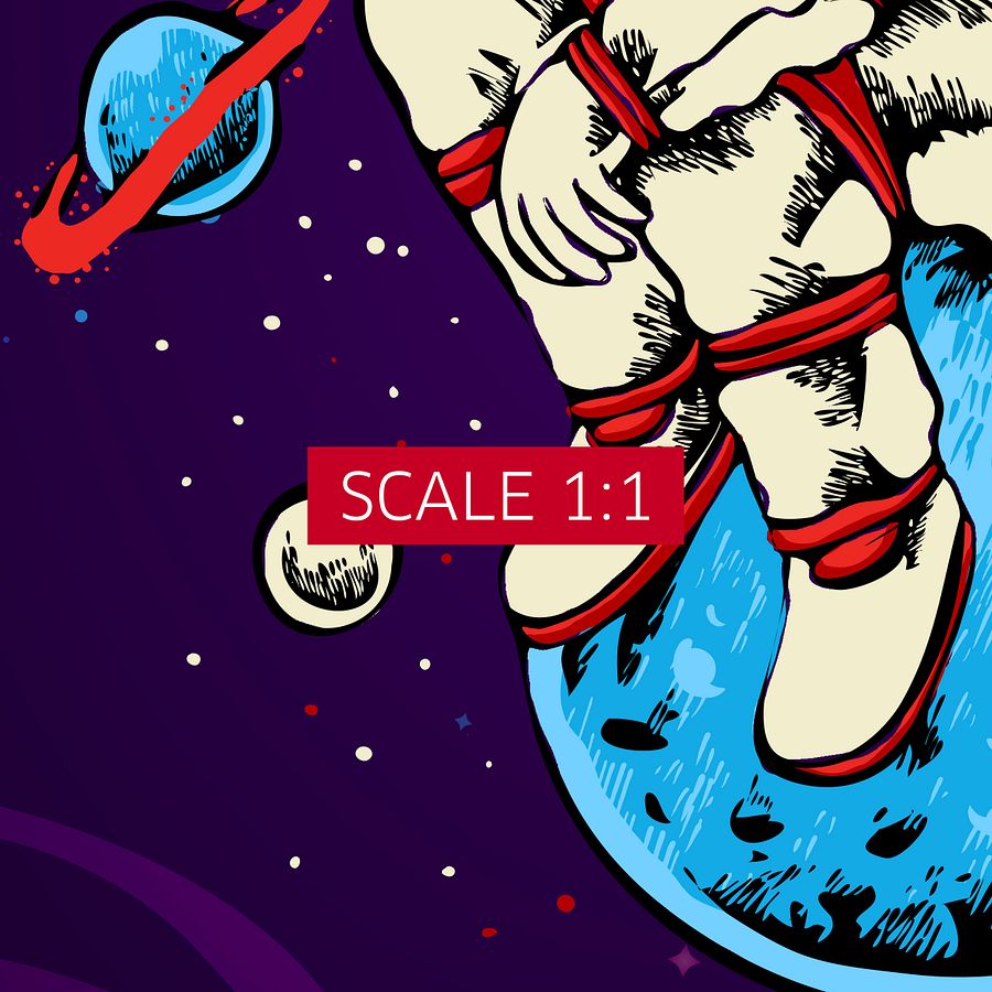 Astronaut, coffee, Moon — space poster, synthwave space, neon space, aesthetic poster product image (5)