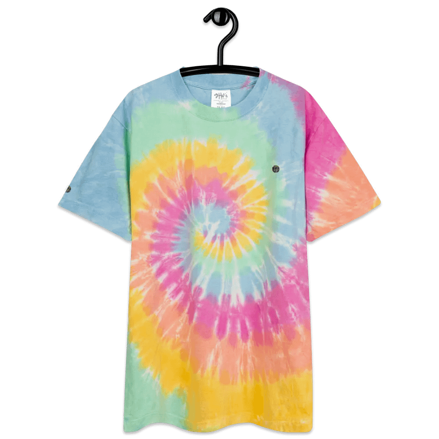 "Sunday House" Embroidered Tie-Dye Shirt Chest And Sleeve product image (7)