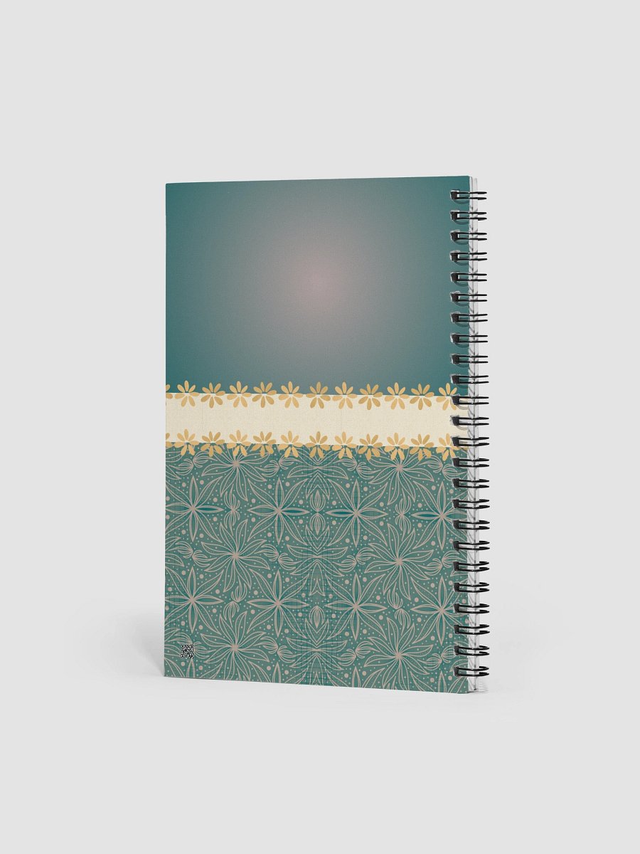 Teal Boho Bullet Journal – Spiral Notebook with Dotted Pages & Creative Planner product image (2)