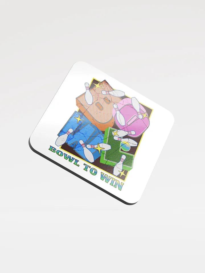 Bowl To Win Block Letter Winning Strike Coaster Set product image (1)