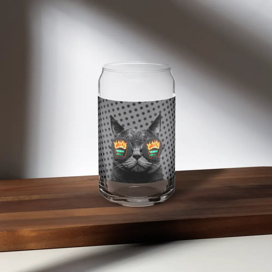 Cool Cat can glass product image (35)