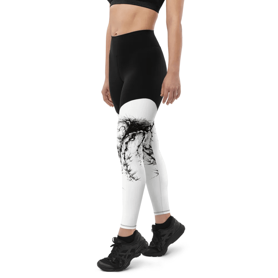Bamboo Root All-Over Print Sports Leggings product image (10)