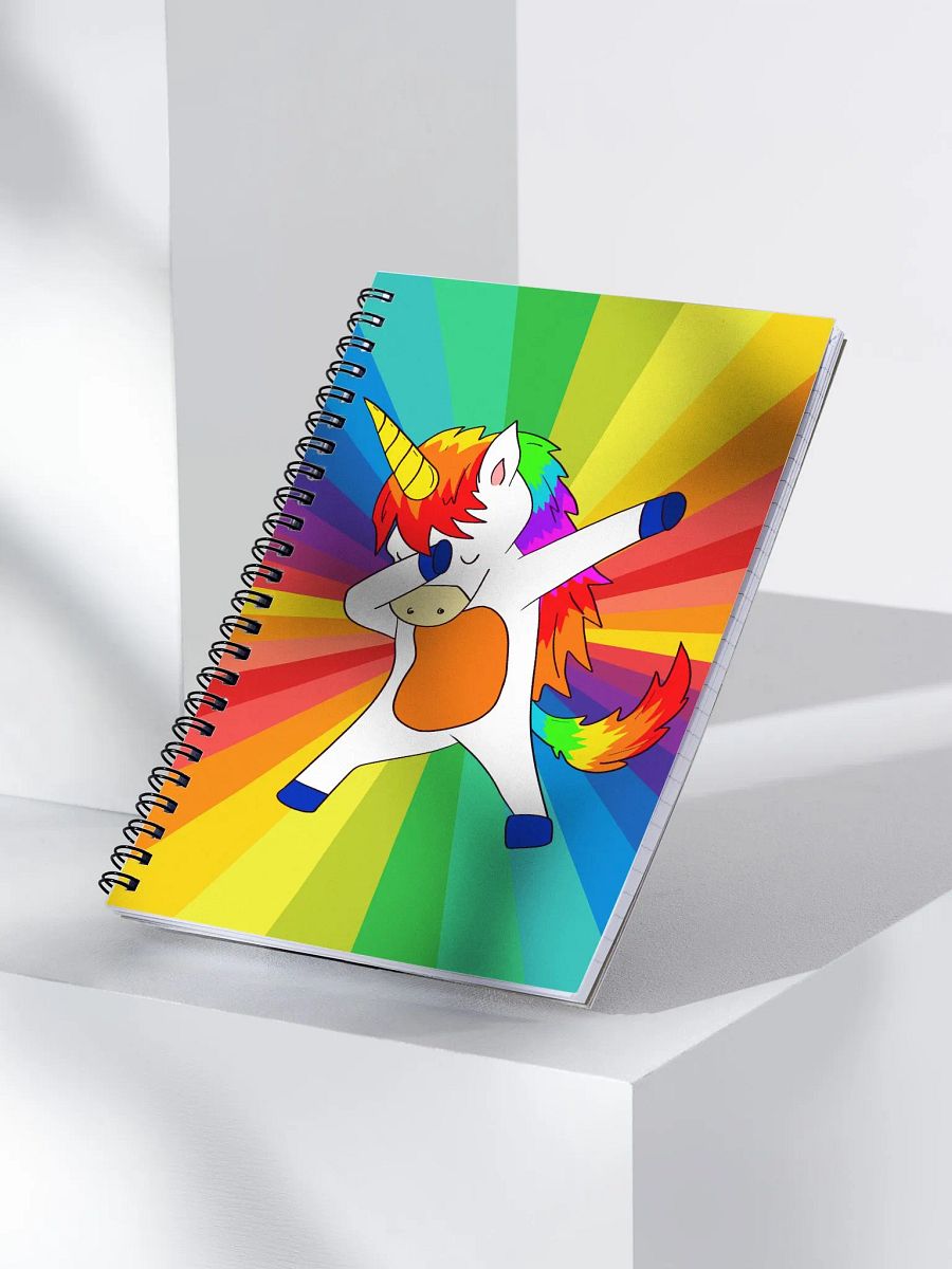 Dabbing Rainbow Unicorn Notebook product image (3)