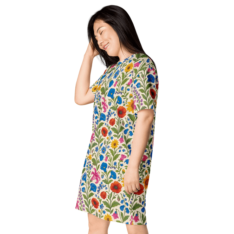 Floral T-Shirt Dress for Women – Bold Summer & Spring Style product image (3)