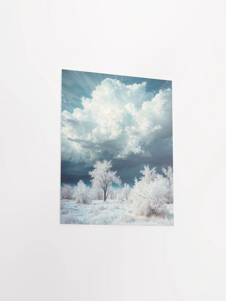Dramatic Winter Wonderland Matte Poster product image (10)