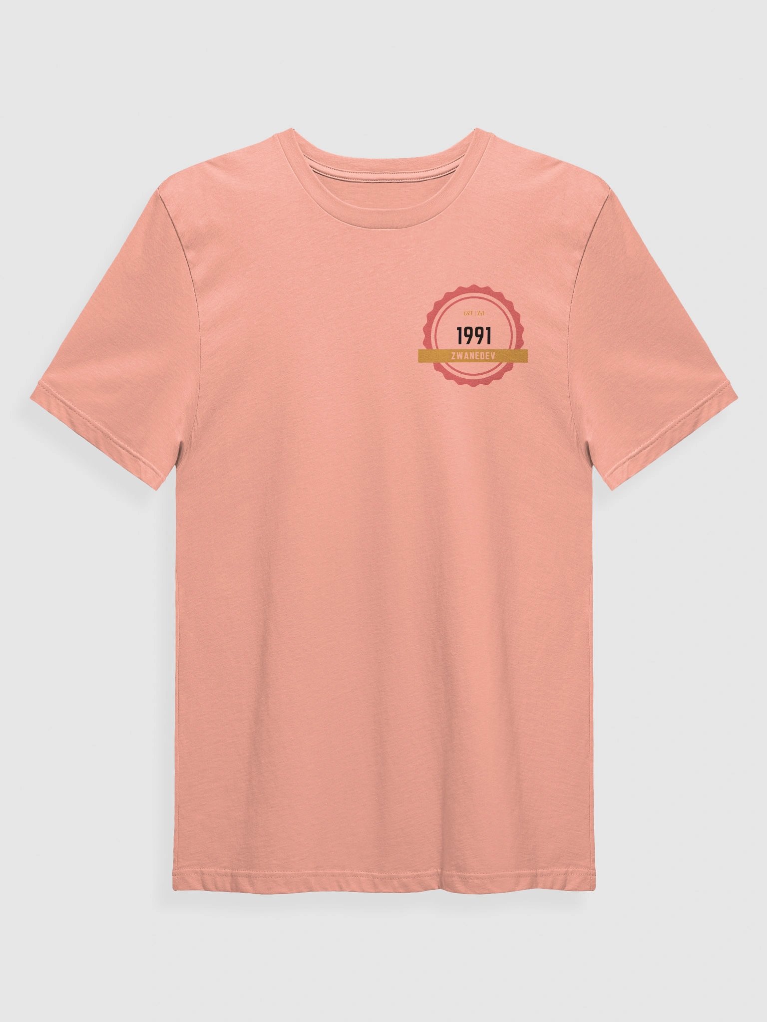 ZwaneDev | Peach Simple T Ξ product image (1)