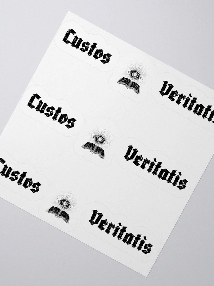 Custos Veritatis Black Eye Banner Sticker product image (2)