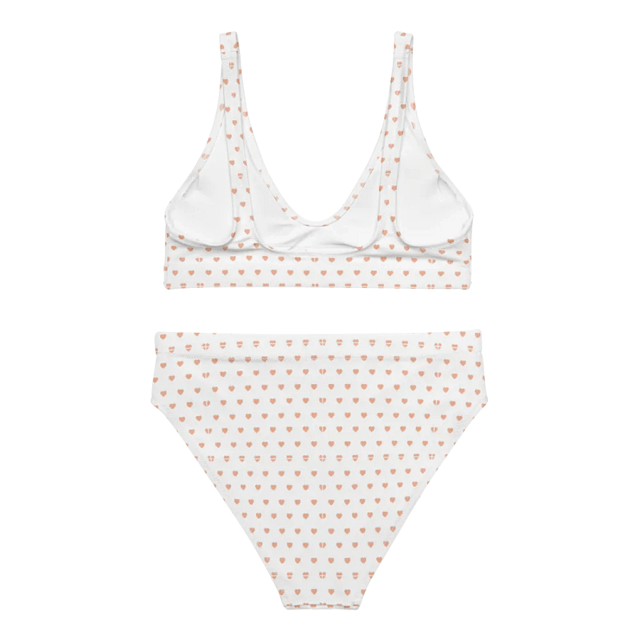Pastel Heart Seamless Pattern High Waisted Bikini - V5 product image (5)