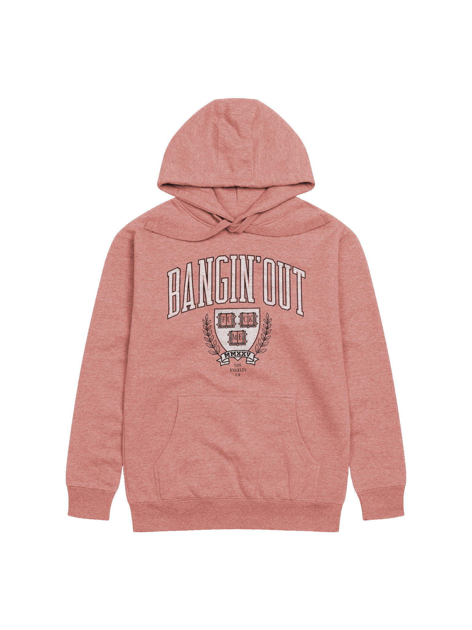 bangin' out Crest Hoodie - Dusty Rose product image (3)
