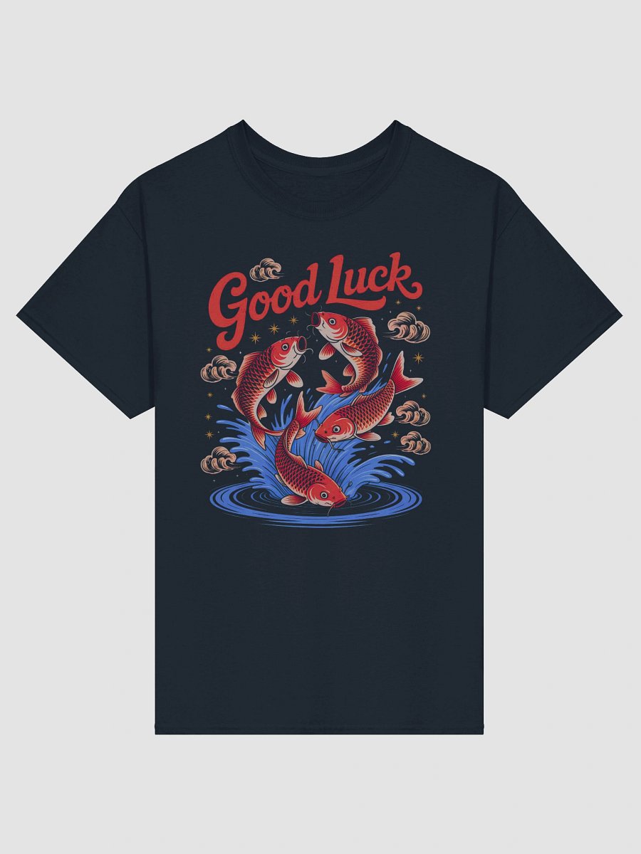 Jumping Koi Good Luck T-Shirt product image (2)