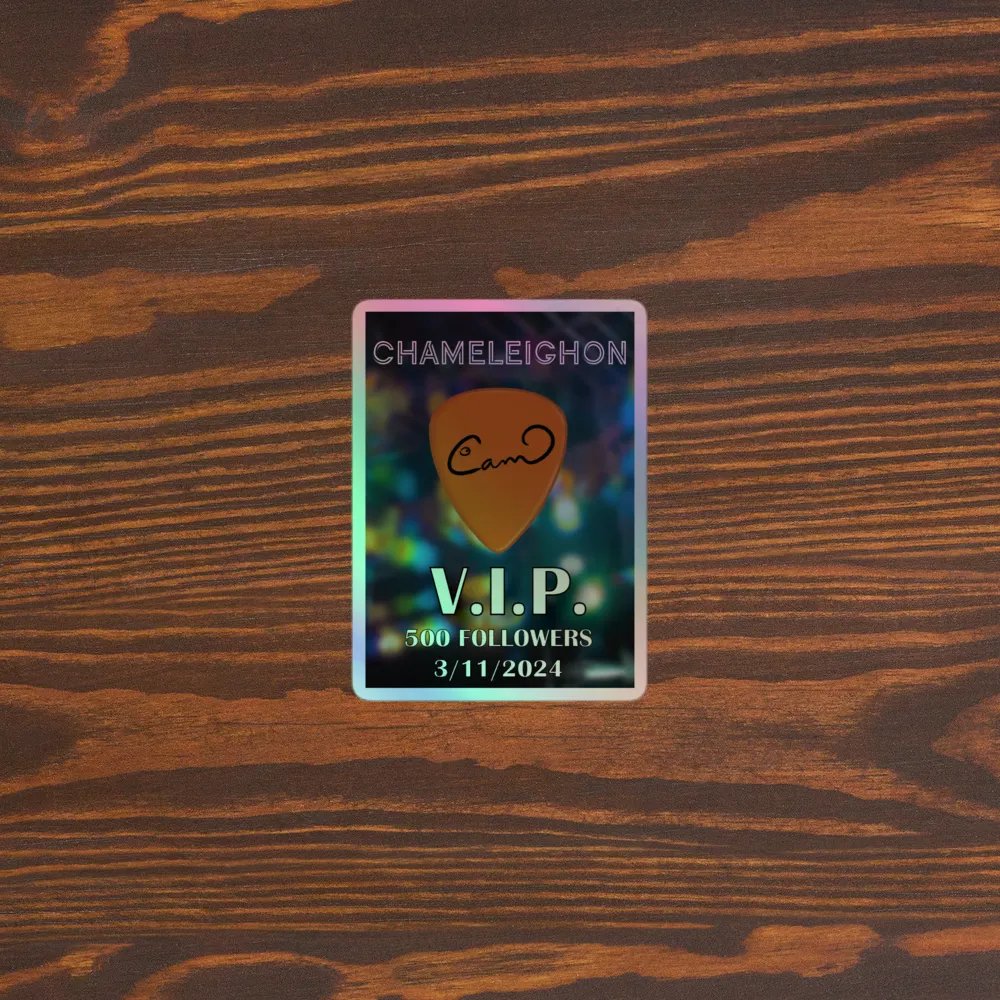 LIMITED EDITION - 500 Follower Holographic Sticker product image (3)