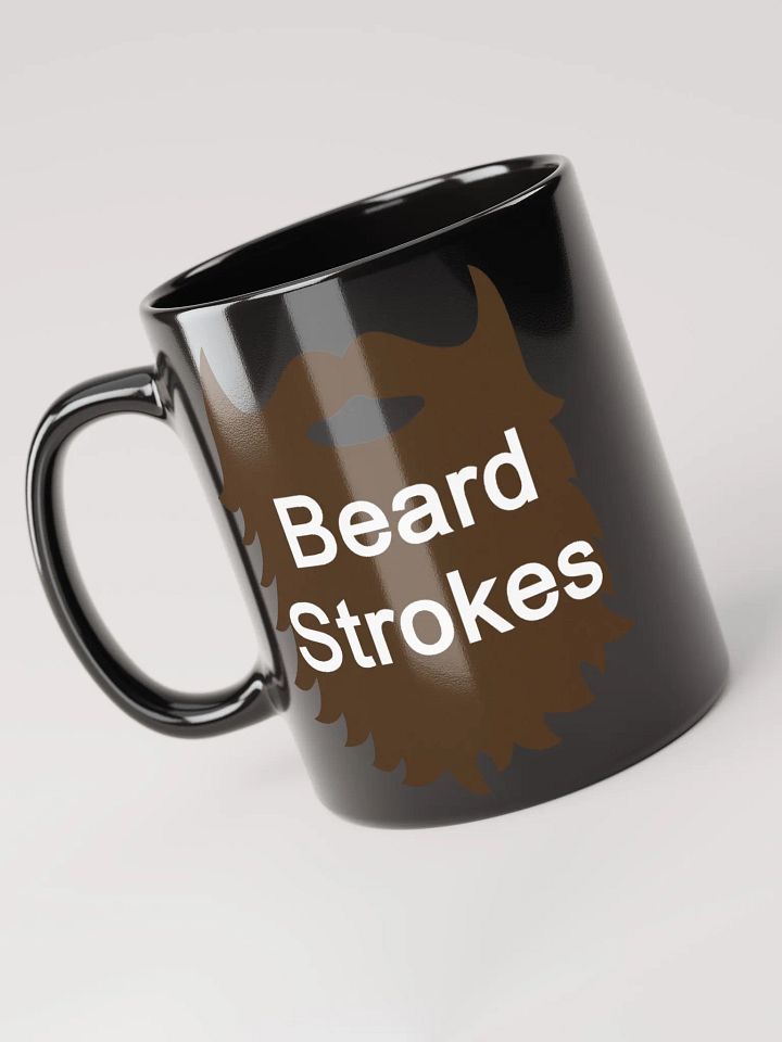 Beard Strokes Mug - Black product image (1)