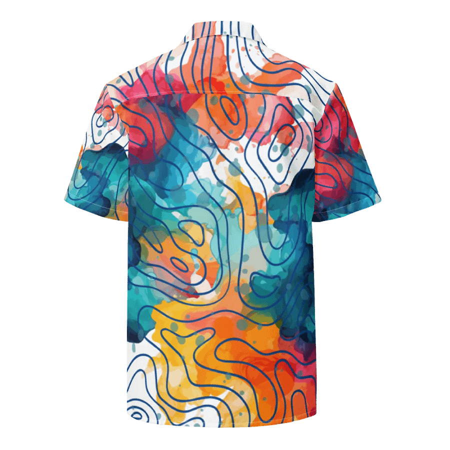 Topographic Breeze Hawaiian Shirt product image (2)