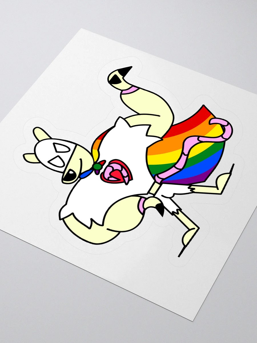 Superhomo! Vermili Gay White Variant Sticker! product image (3)
