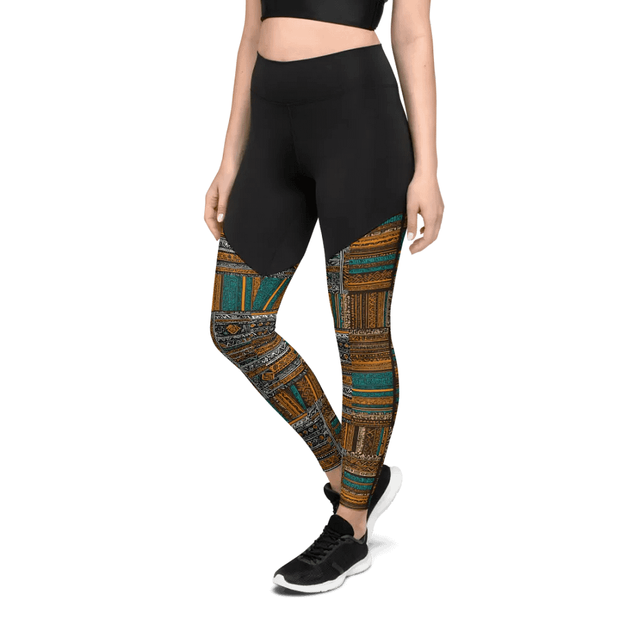 Tribal Ambassador Pattern | Sports Leggings product image (3)
