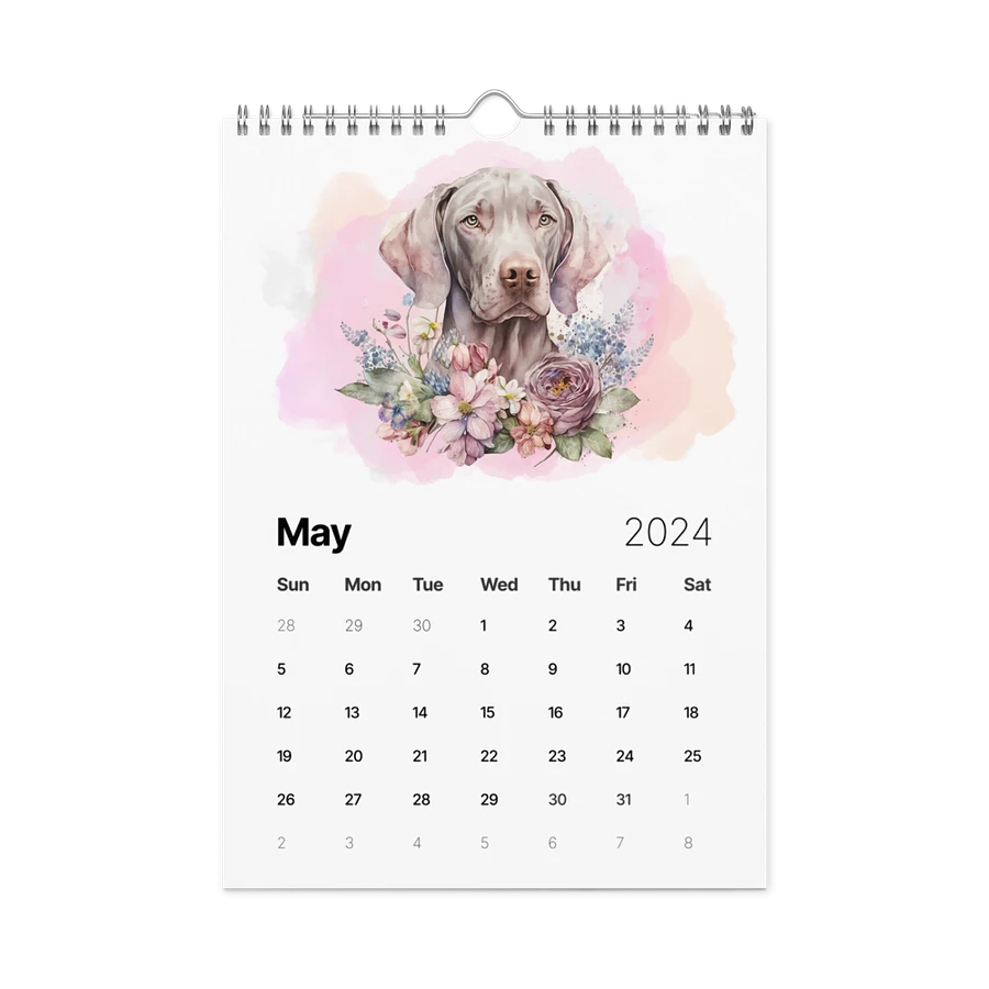 Watercolor Dogs 2024 Wall Calendar, 12 Month product image (8)