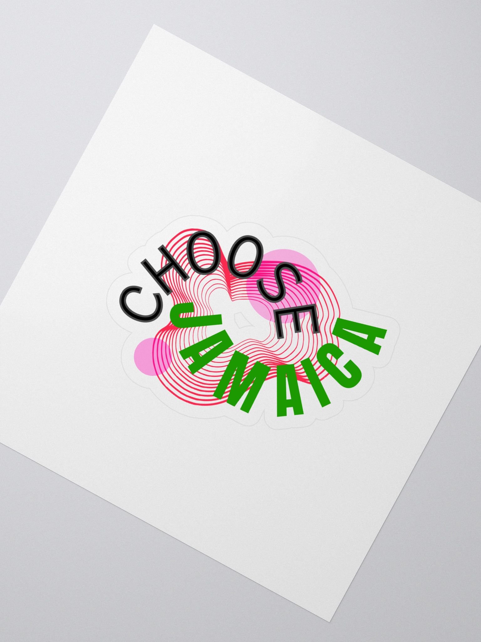 Jamaica Vibes Kiss Cut Stickers product image (2)