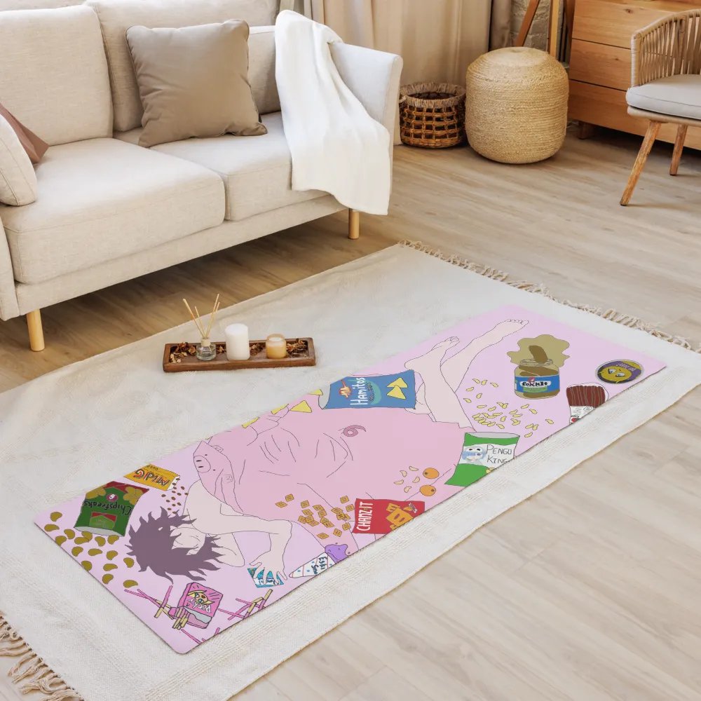 Mr. Ham's Snack Time Daki Yoga Mat product image (8)