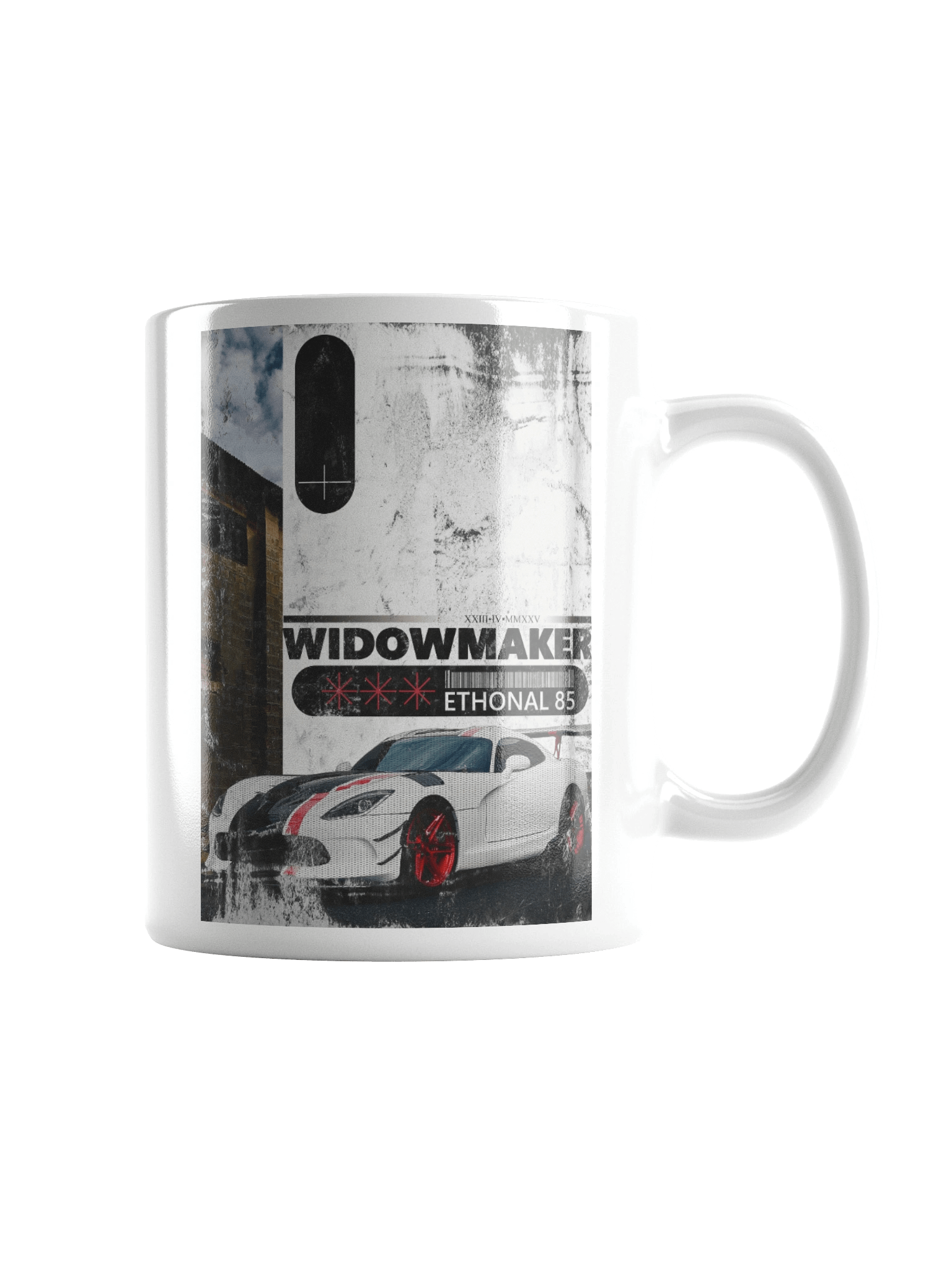 Widowmaker E85 Worn | White Glossy Mug product image (1)