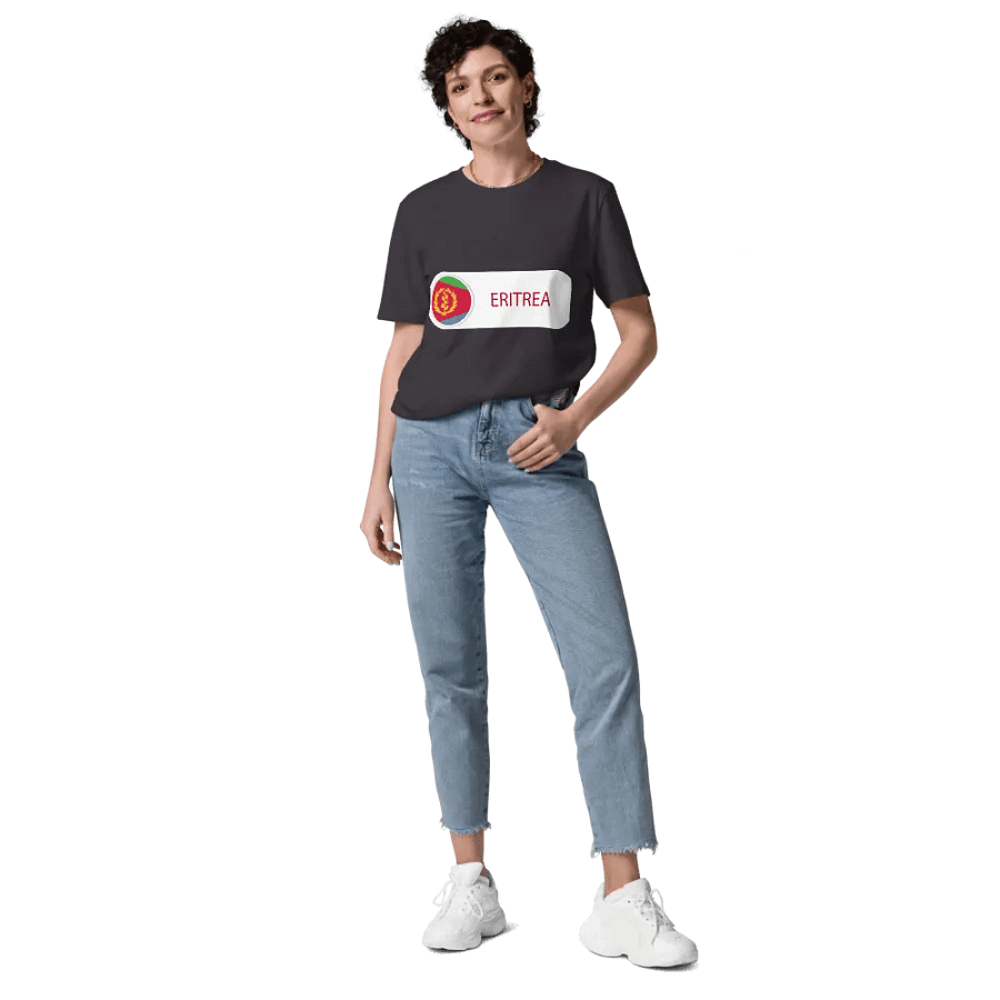 Eritrea Flag Emblem Organic Tee product image (145)