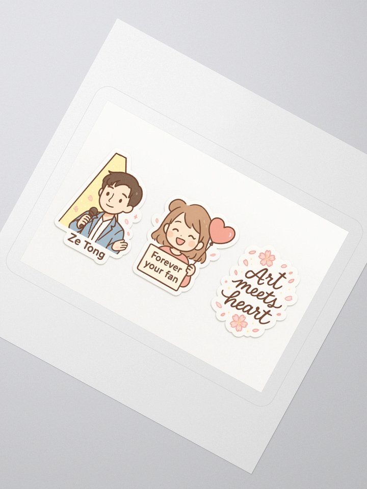 Ze Tong & I Sticker Pack – Art Meets Heart product image (4)