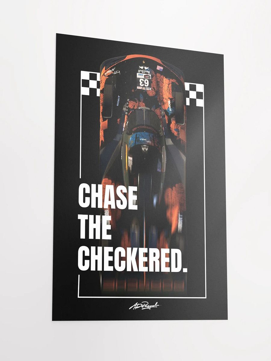 Chase the Checkered Poster product image (2)