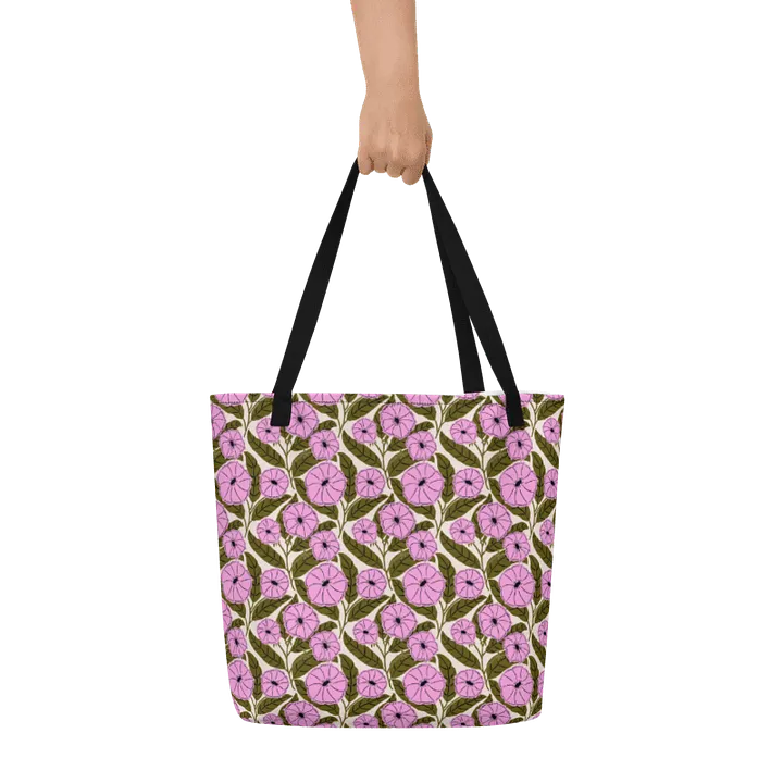 Dipladenia Dreams - Pink and Green - Tote Bag product image (1)