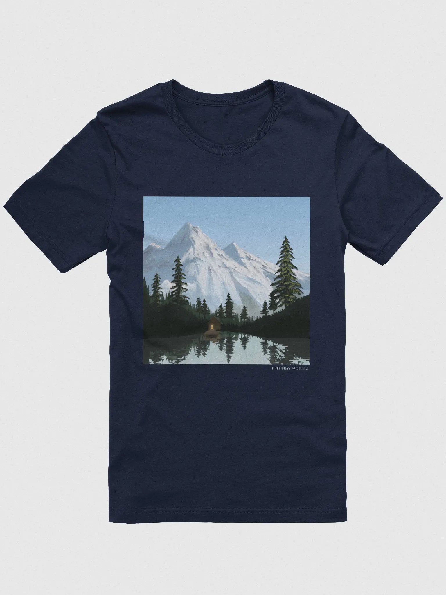 Pixel Nothern Landscape T-shirt product image (2)