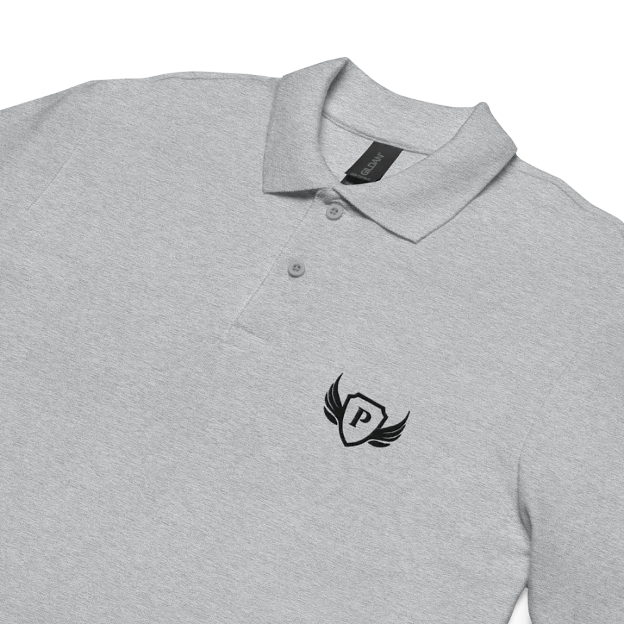 Pearce Black Logo Polo Shirt product image (6)
