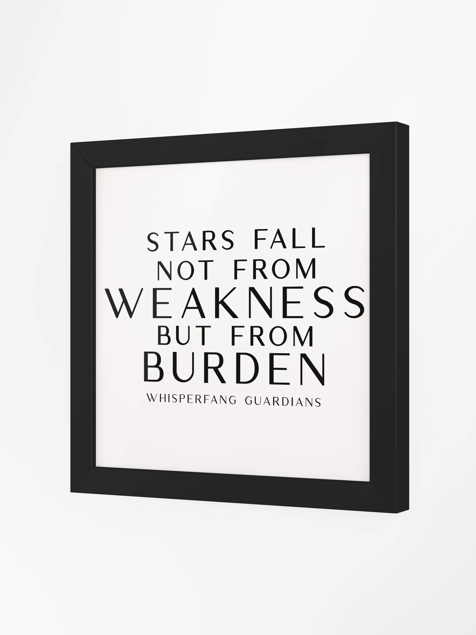 Whispering Fangs Proverb Framed Collection - Stars product image (18)