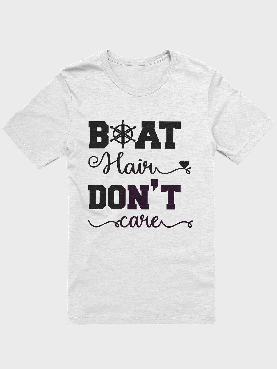 Boat Hair, Don't Care!! Bella+Canvas 3001 Unisex Tshirt (seven colors!) product image (3)