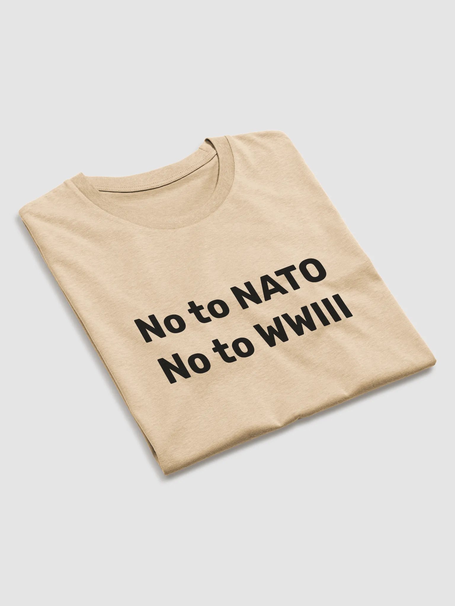No to NATO - No to WWIII (black text) product image (16)