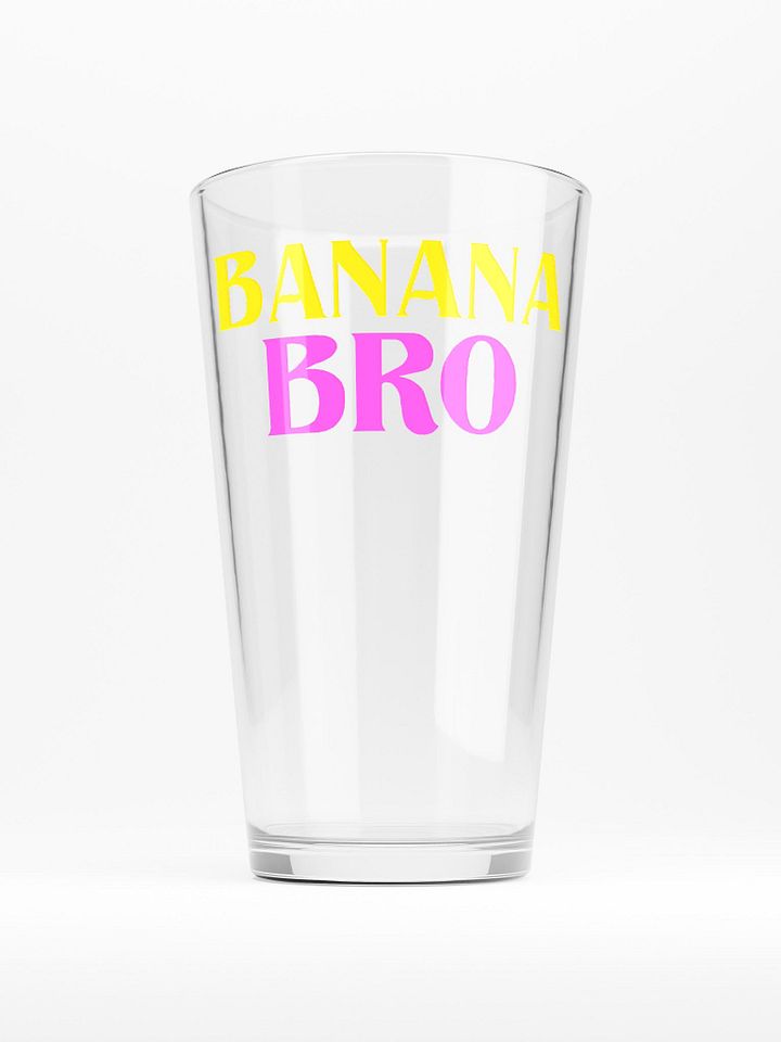 Banana Bro pint glass product image (2)