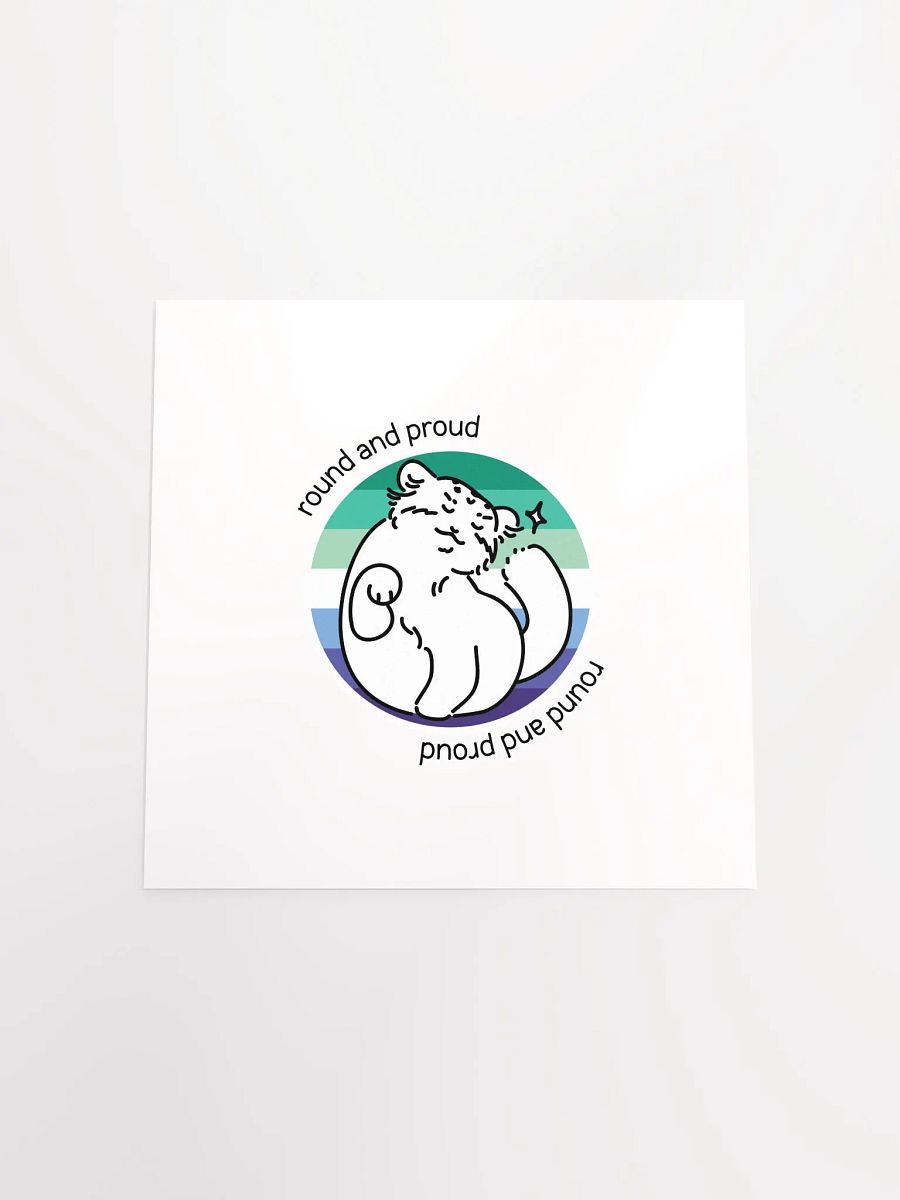 Round and Proud Manul Gay MLM Version - Matte Poster product image (4)