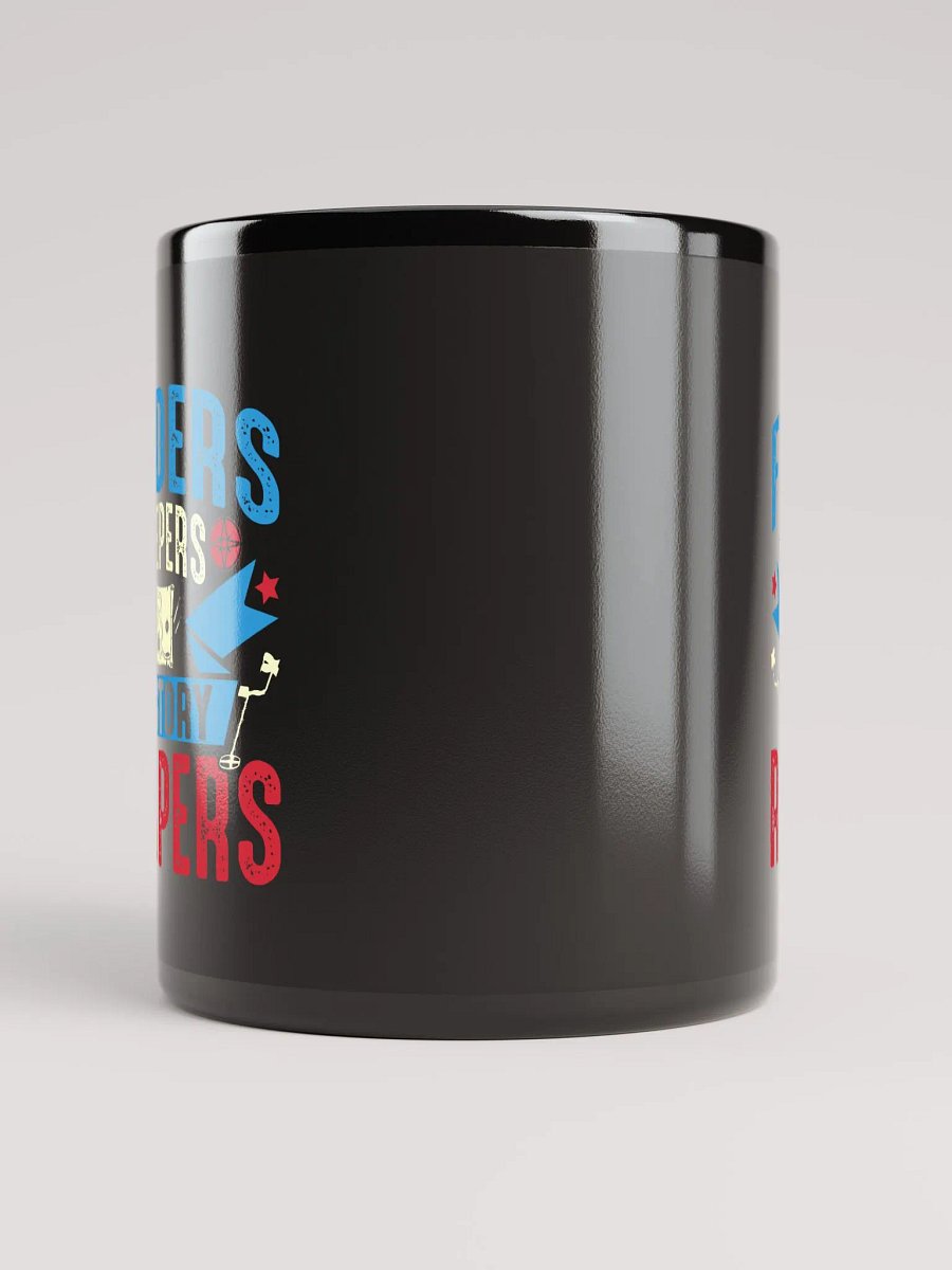Finders Keepers Crest Black Mug product image (10)
