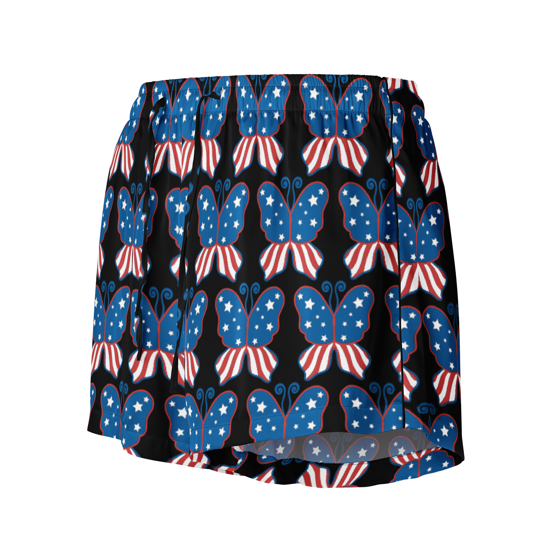 Patriotic Butterfly Dreams Pajama Shorts product image (1)