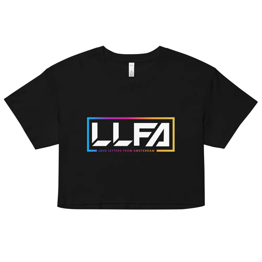 LLFA Logo Premium Crop T-Shirt - Black product image (6)